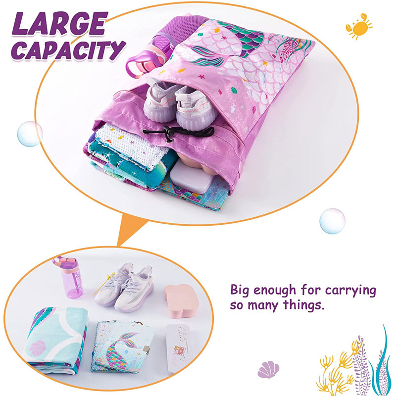 Hot Selling Mermaid Gym Drawstring Bag 